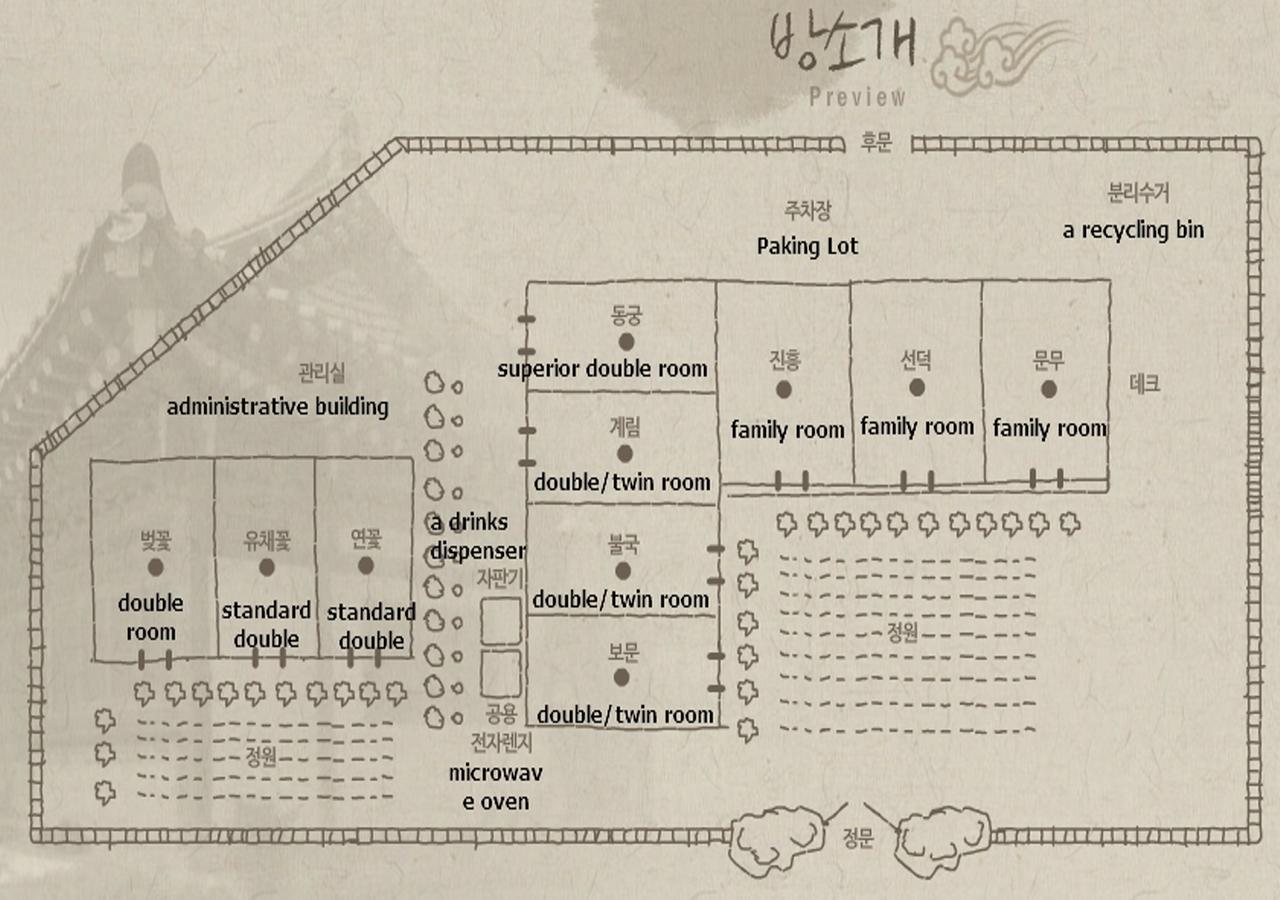 Cheonggong Hanok Stay Gyeongju Zewnętrze zdjęcie